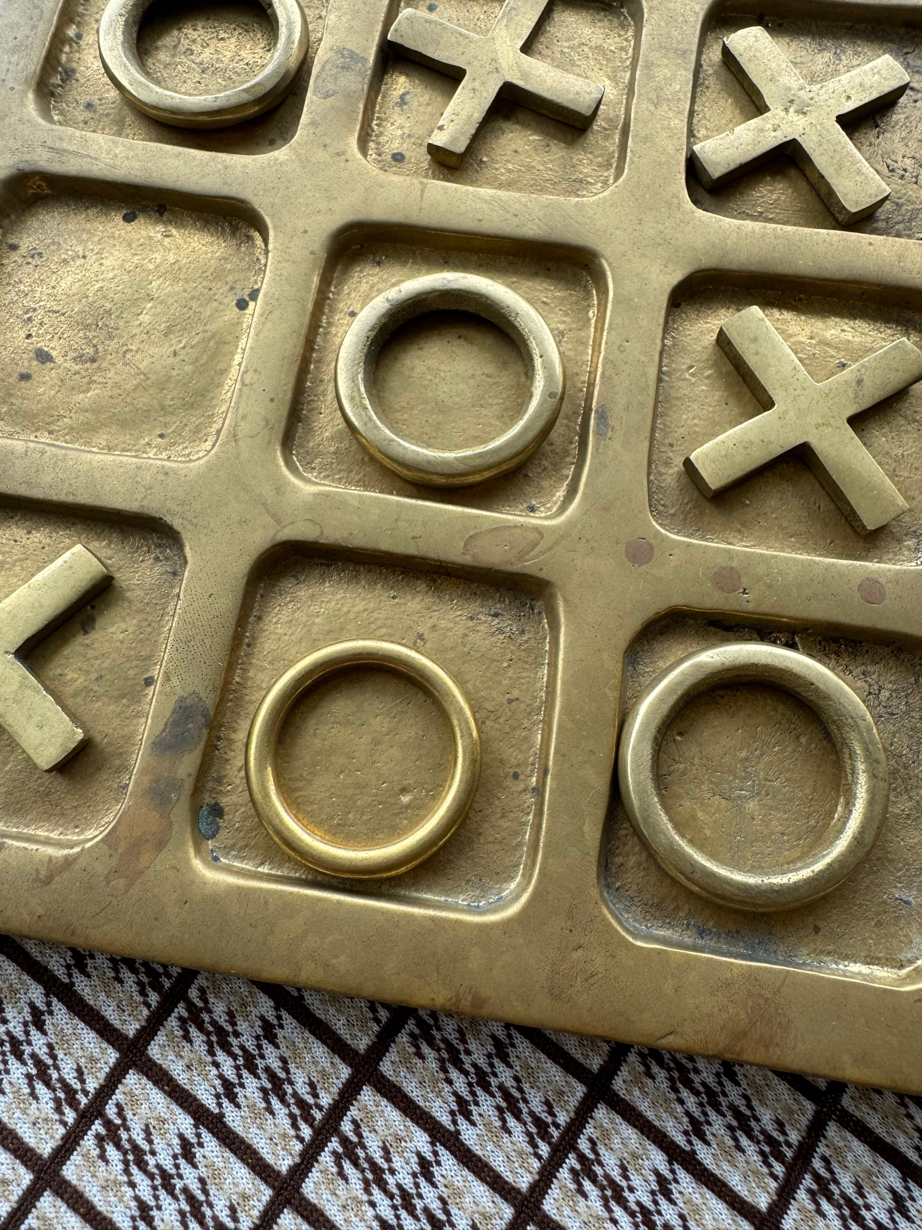 Brass Tic Tac Toe