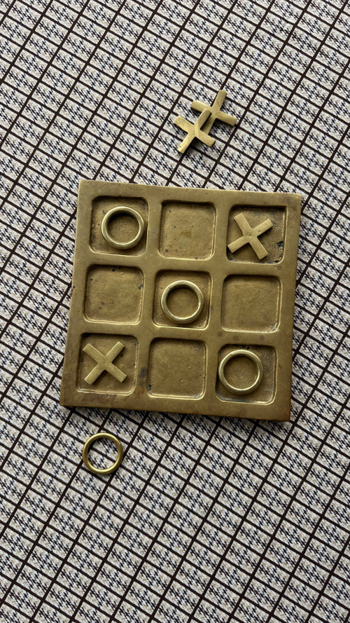 Brass Tic Tac Toe