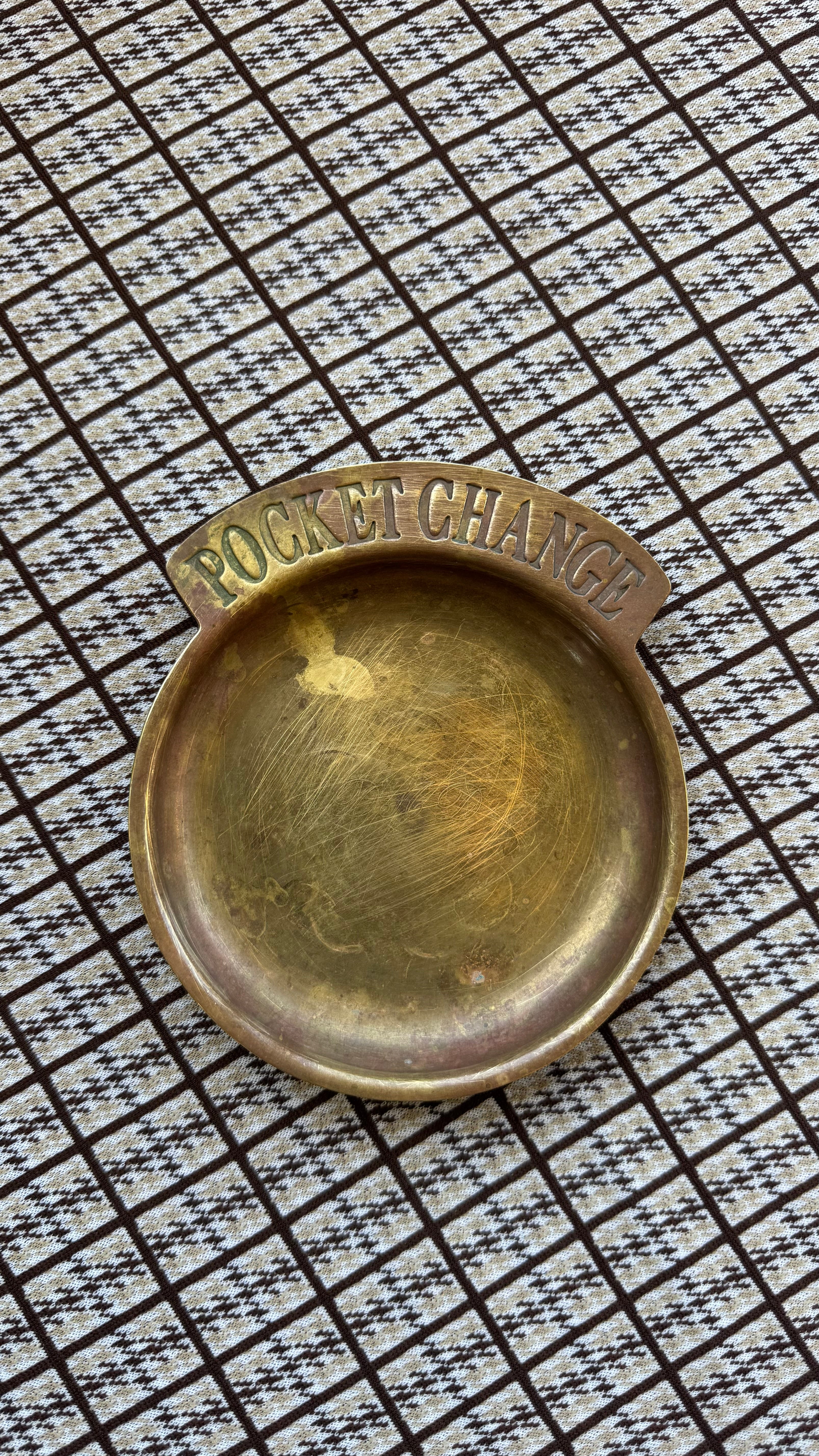Brass Pocket Change Catch All